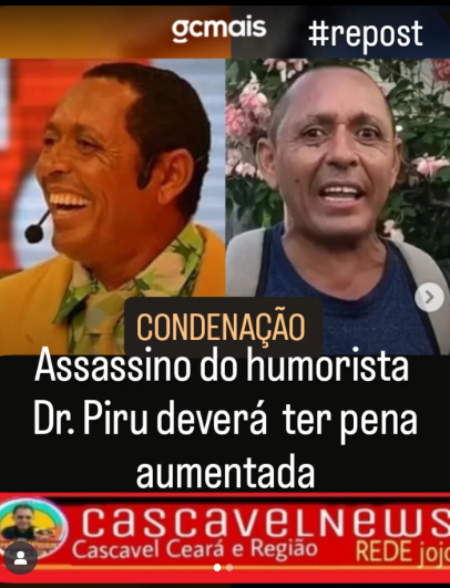 CASO DR. PERU - Cascavel O homem apontado do crime que vitimou o humorista Valdir Henrique,
